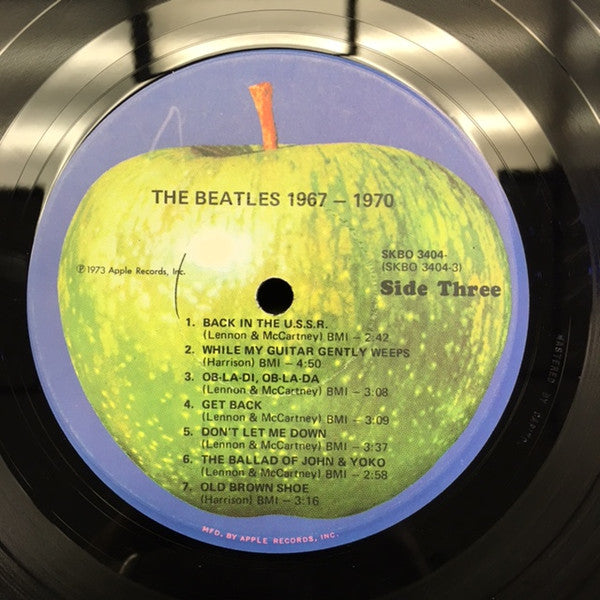 The Beatles - 1967-1970 - VG+ (VG cover) 2 LP Record 1973 Apple USA Vinyl - Pop Rock / Psychedelic Rock - Shuga Records