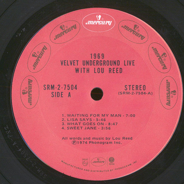 The Velvet Underground - 1969 Velvet Underground Live With Lou Reed - VG+ 2 LP Record 1974 Mercury USA Original Press Vinyl - Classic Rock / Psychedelic Rock / Avantgarde - Shuga Records