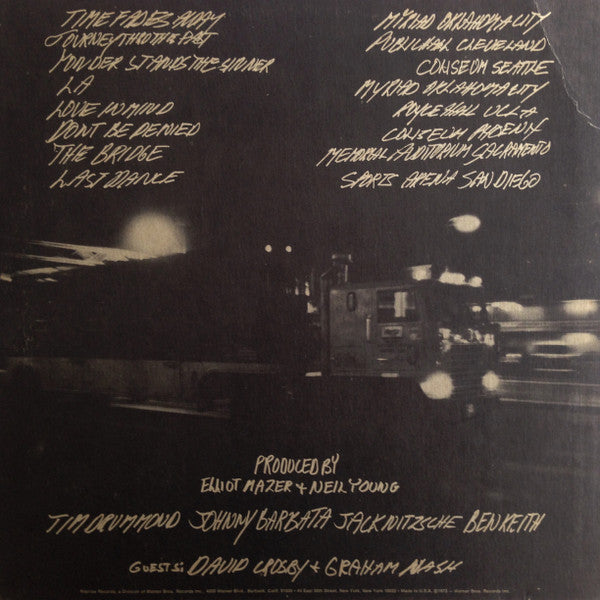 Neil Young – Time Fades Away - Mint- LP Record 1973 Reprise Original USA Vinyl & Poster - Classic Rock / Folk Rock - Shuga Records