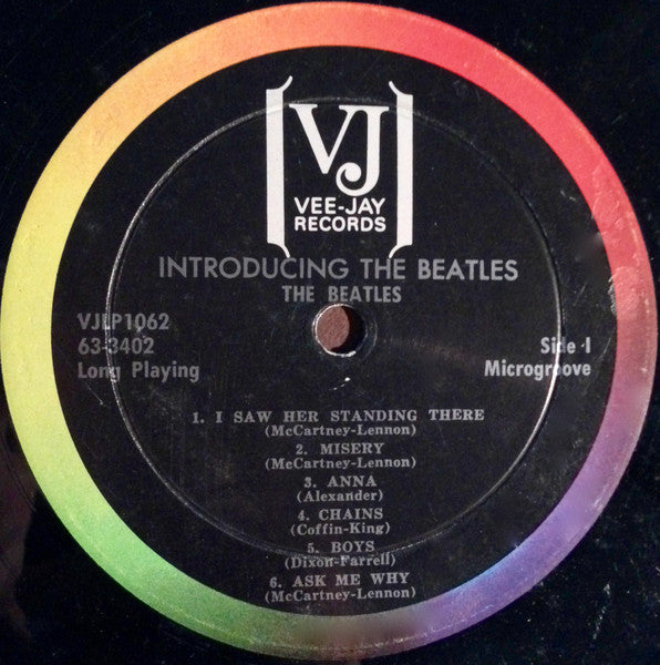 The Beatles - Introducing... The Beatles - VG+ (VG cover) LP Record 1964 Vee Jay USA Original Official ARP Pressing Vinyl - Rock & Roll / Beat - Shuga Records