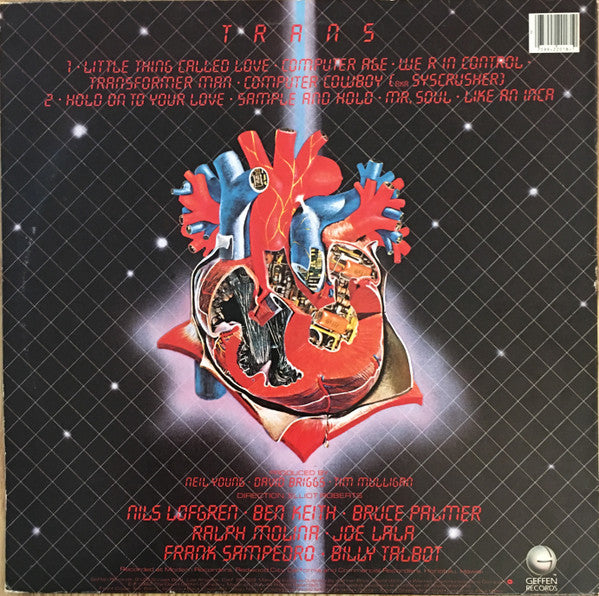 Neil Young - Trans - Mint- LP Record 1982 Geffen USA Vinyl - Pop Rock / Synth-pop / New Wave - Shuga Records