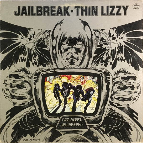 Thin Lizzy - Jailbreak - VG LP Record 1976 Mercury USA Original Vinyl - Rock / Hard Rock - Shuga Records