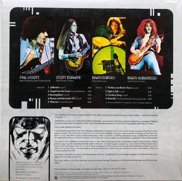 Thin Lizzy - Jailbreak - VG+ LP Record 1976 Mercury USA Original Vinyl - Classic Rock / Hard Rock - Shuga Records