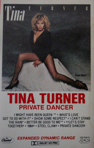 Tina Turner – Private Dancer - Used Cassette 1984 Capitol Tape - Rhythm & Blues
