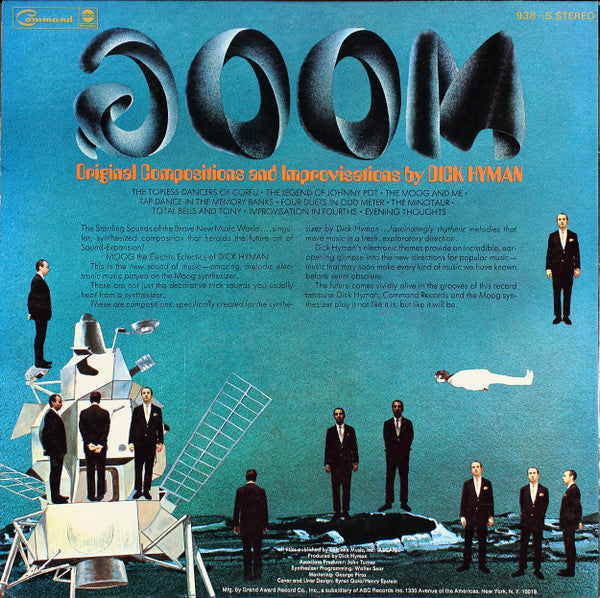 Dick Hyman - Moog - The Electric Eclectics Of Dick Hyman - VG+ LP Record 1969 Command ABC USA Vinyl - Pop / Space-Age / Experimental - Shuga Records