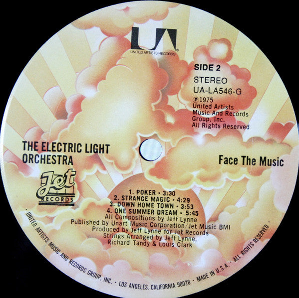 Electric Light Orchestra - Face The Music (1975) - Mint- LP Record 1978 United Artists USA Vinyl - Prog Rock - Shuga Records
