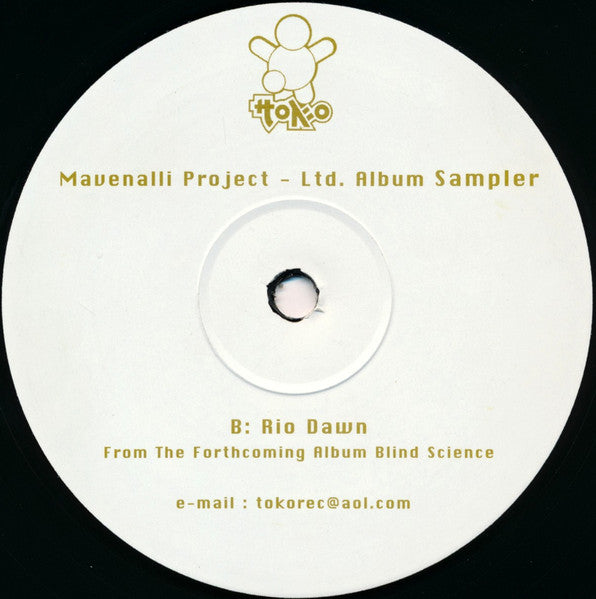 The Mavenalli Project - Ltd. Album Sampler - New 12" Single Record 2001 Toko UK Vinyl - House / Deep House - Shuga Records