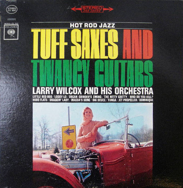 Larry Wilcox - Tuff Saxes And Twangy Guitars - VG LP Record 1964 Columbia USA Original Promo Vinyl - Jazz / Instrumental - Shuga Records