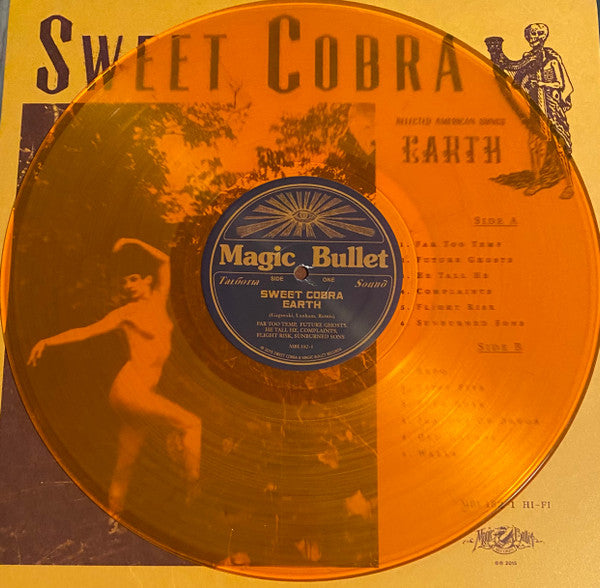 Sweet Cobra - Earth LP - Mint- LP Record 2015 Magic Bullet USA Gold Translucent Vinyl - Chicago Heavy Rock / Hardcore / Stoner - Shuga Records