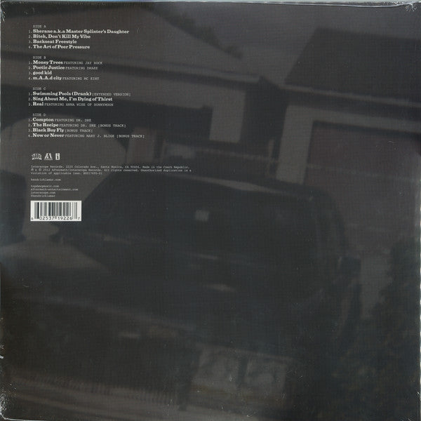 Kendrick Lamar - Good Kid, M.A.A.D. City (2012) - Mint- 2 LP Record 20215 Top Dawg Vinyl - Hip Hop - Shuga Records