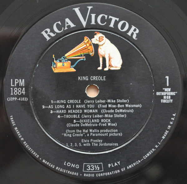 Elvis Presley – King Creole - VG+ LP Record 1958 RCA Victor Mono USA Vinyl - Rock & Roll / Soundtrack - Shuga Records