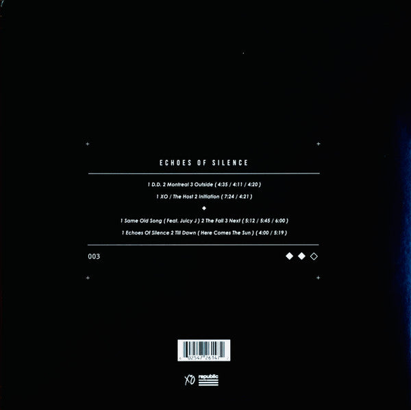 The Weeknd - Echoes of Silence (2011) - VG+ 2 LP Record 2015 USA Republic USA Vinyl - R&B / Hip Hop