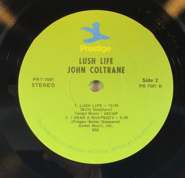 John Coltrane - Lush Life (1961) - Mint- LP Record 1975 Prestige USA Vinyl - Jazz / Hard Bop - Shuga Records