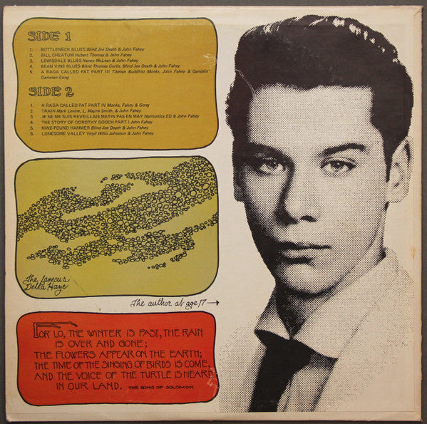John Fahey - The Voice Of The Turtle - VG+ (VG cover) LP Record 1968 Takoma USA Vinyl - Folk / Delta Blues - Shuga Records