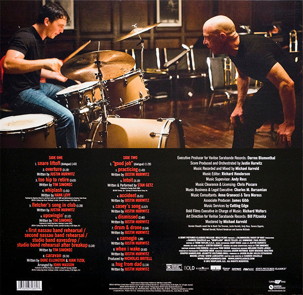 Various ‎– Whiplash (Original Motion Picture Music) - VG+ LP Record 2015 Varèse Sarabande Black 180 gram Vinyl - Soundtrack - Shuga Records