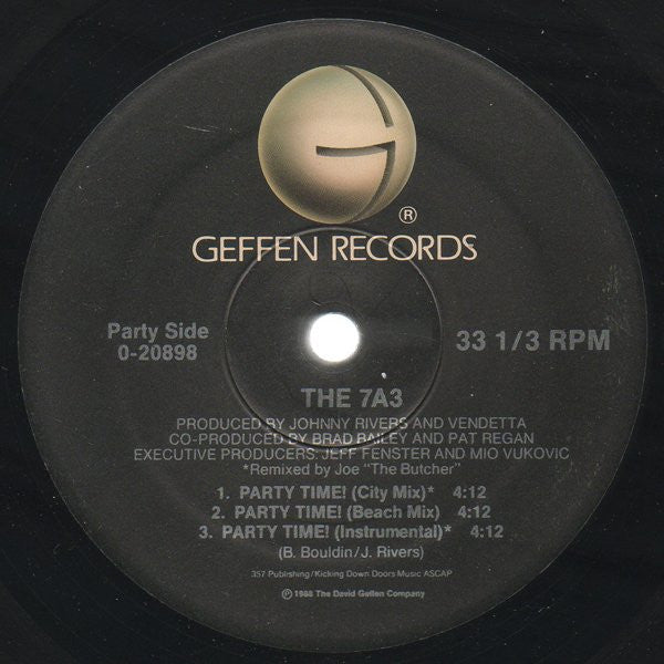 The 7A3 - Party Time! / Why? - Mint- 12