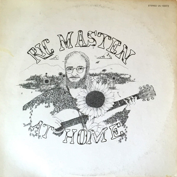 Ric Masten - Ric Masten At Home- VG+ LP Record 1973 Unitarian Universalist USA Private Press Vinyl - Folk / Bluegrass - Shuga Records