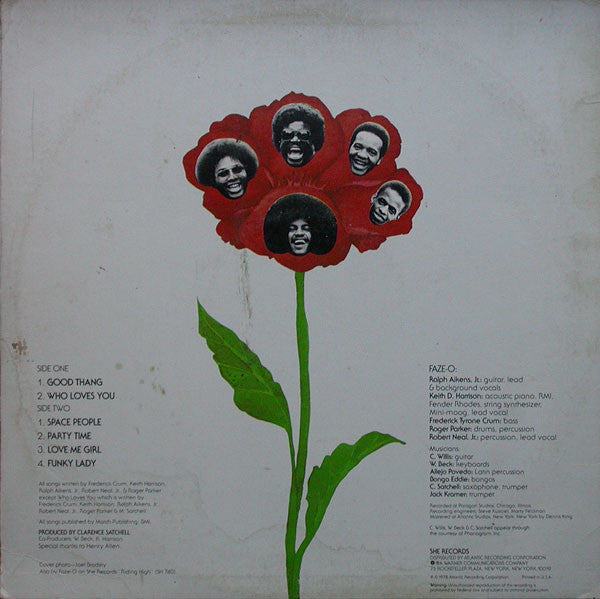 Faze-O - Good Thang - New LP Record 1978 She USA Original Vinyl - Funk / Disco / Soul - Shuga Records