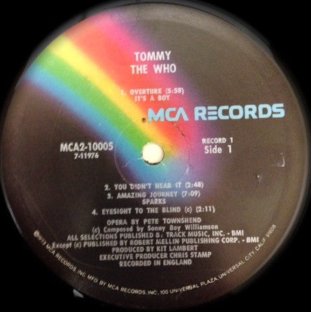 The Who - Tommy (1969) - VG+ 2 LP Record 1973 Decca USA Vinyl - Pop Rock / Hard Rock / Psychedelic Rock - Shuga Records