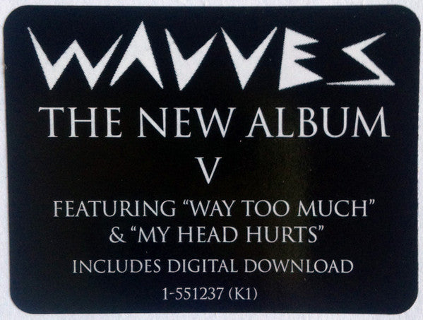 Wavves - V - Mint- LP Record 2015 Warner Ghost Ramp Vinyl & Insert - Garage Rock / Surf / Stoner Rock - Shuga Records