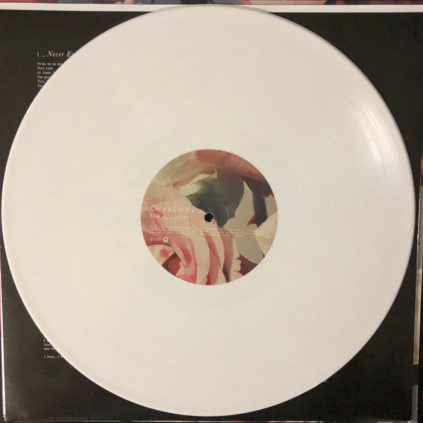 Chvrches ‎– Every Open Eye - Mint- LP Record 2015 Glassnote 180 gram White Vinyl - Indie Pop / Synth-pop