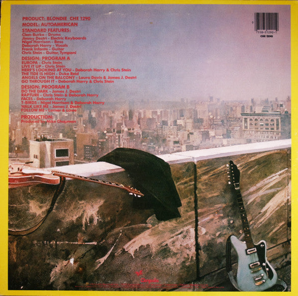Blondie - AutoAmerican - VG+ LP Record 1980 Chrysalis USA Original Vinyl - New Wave / Pop Rock / Synth-pop - Shuga Records