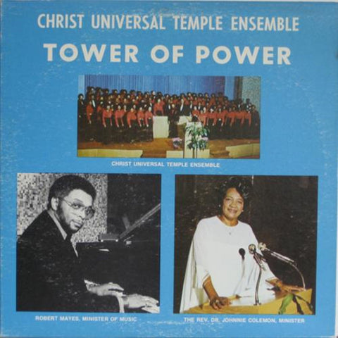 Bob Mayes & Christ Universal Temple Ensemble - Tower Of Power - VG+ LP Record 1970s Private Press USA Vinyl - Chicago Gospel - Shuga Records
