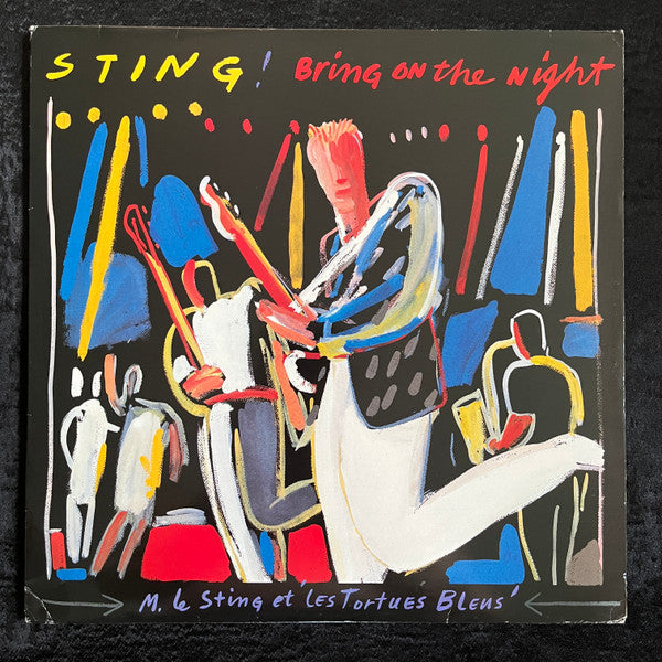 Sting - Bring On The Night - Mint- 2 LP Record A&M UK Vinyl In shrink w/ Hype Sticker - Pop Rock / Fusion / Jazz-Rock
