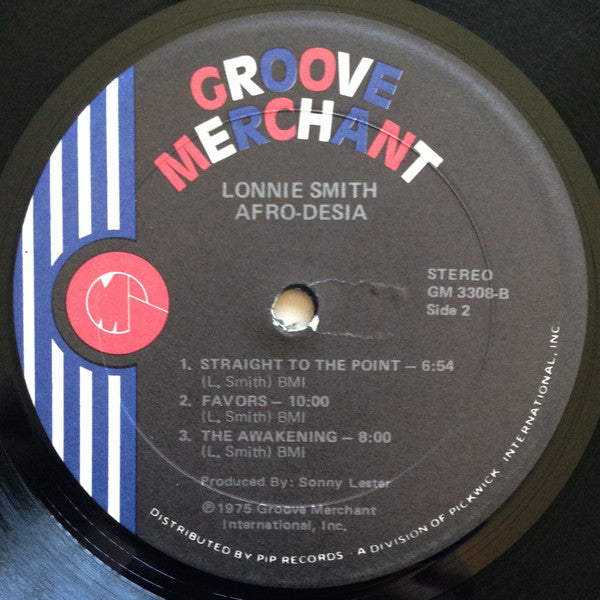 Lonnie Smith - Afro-Desia - VG LP Record 1975 Groove Merchant USA Original Vinyl - Jazz / Jazz-Funk - Shuga Records