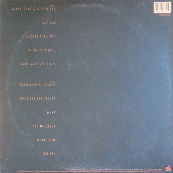 Tracy Chapman - Tracy Chapman - VG+ LP Record 1988 Elektra USA Original Vinyl - Pop Rock / Folk Rock