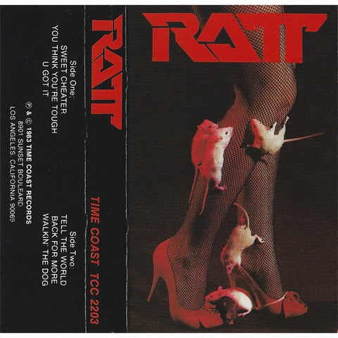 Ratt - Ratt - Used Cassette 1983 Time Coast Tape - Hard Rock