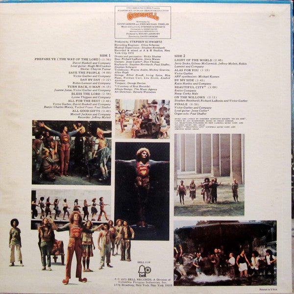 Various - Godspell (Original Motion Picture) - LP Record 1973 Bell USA Vinyl - Soundtrack - Shuga Records