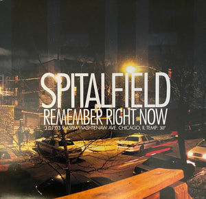Spitalfield - Remember Right Now - Mint- (VG+ Cover) LP Record 2003 Victory USA Blue Transparent Vinyl & Insert - Pop Rock / Alternative Rock - Shuga Records