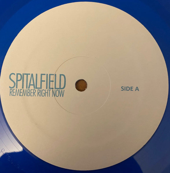 Spitalfield - Remember Right Now - Mint- (VG+ Cover) LP Record 2003 Victory USA Blue Transparent Vinyl & Insert - Pop Rock / Alternative Rock - Shuga Records