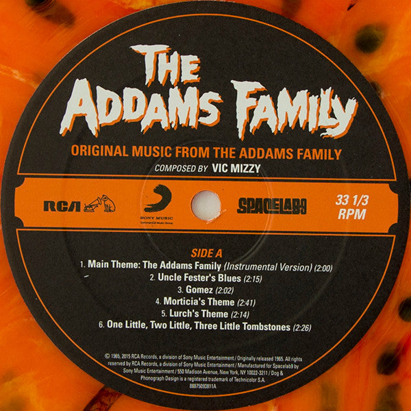 Vic Mizzy – Original Music From The Addams Family (1965) - New LP Record 2017 Spacelab9 New York Comic Con Exclusive Black Pumpkin Vinyl & Insert - Soundtrack