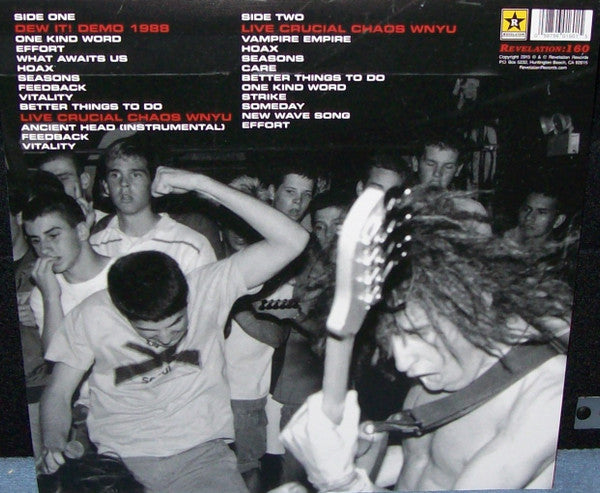 Beyond - Dew It! / Live Crucial Chaos WNYU - Mint- LP Record 2015 Revelation USA Blue Vinyl & Booklet - Hardcore / Punk Rock - Shuga Records