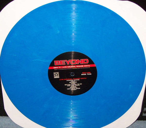 Beyond - Dew It! / Live Crucial Chaos WNYU - Mint- LP Record 2015 Revelation USA Blue Vinyl & Booklet - Hardcore / Punk Rock - Shuga Records