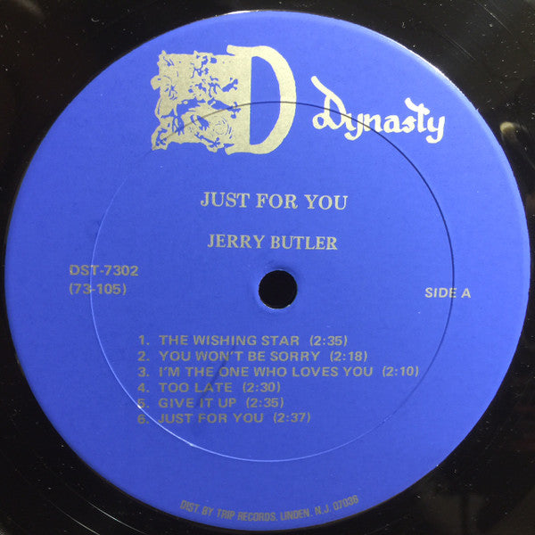 Jerry Butler - Just Beautiful - Mint- LP Record 1974 Dynasty USA Vinyl - Soul / Rhythm & Blues - Shuga Records