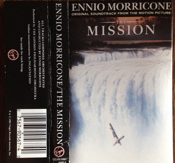 Ennio Morricone - The Mission (Original Soundtrack From The Motion Picture) - VG+ Cassette 1986 Virgin Tape - Soundtrack - Shuga Records