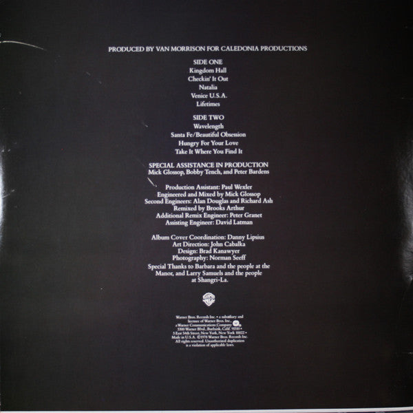 Van Morrison - Wavelength - VG+ LP Record 1978 Warner USA Vinyl - Pop Rock / Jazz / Soul - Shuga Records