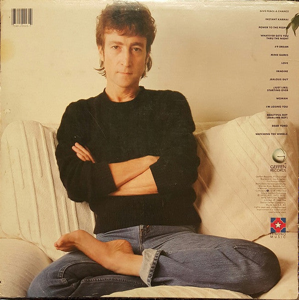 John Lennon - The John Lennon Collection - VG+ LP Record 1982 Geffen USA Original Vinyl - Pop Rock / Psychedelic Rock - Shuga Records
