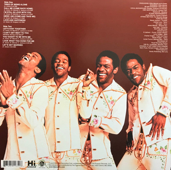 Al Green - Greatest Hits (1975) - New LP Record 2022 Hi Fat Possum Vinyl & Download - Soul / Funk - Shuga Records