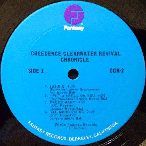Creedence Clearwater Revival Featuring John Fogerty ‎– Chronicle - The 20 Greatest Hits - Mint-2 LP Record 1976 Fantasy USA Vinyl - Classic Rock / Blues Rock