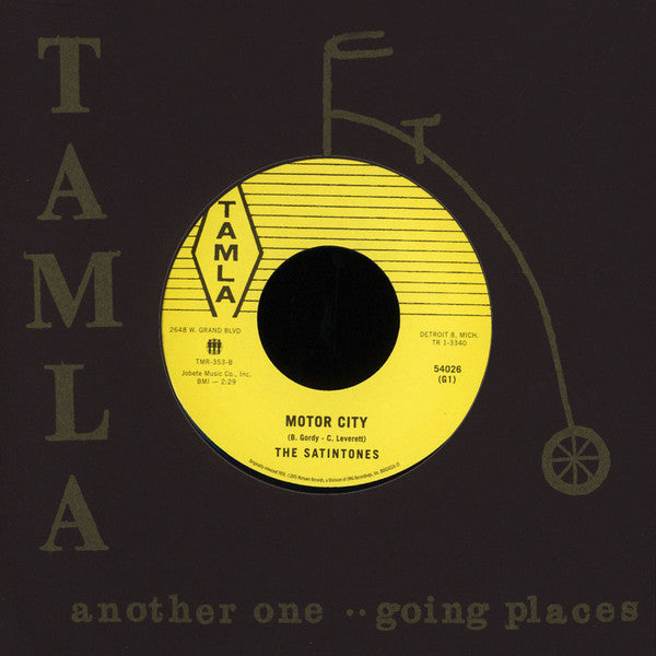 The Satintones ‎– Going To The Hop / Motor City (1959) - New 7" Single Record 2015 Third Man Tamla Vinyl - Soul / Funk - Shuga Records