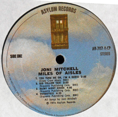 Joni Mitchell & The L.A. Express - Miles Of Aisles - VG+ 2 LP Record 1974 Asylum USA Vinyl - Soft Rock / Folk Rock / Live Performance - Shuga Records