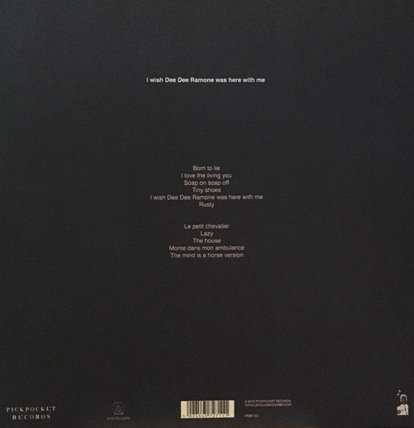 Le Volume Courbe - I Wish Dee Dee Ramone Was Here With Me - Mint- LP Record 2015 Pickpocket Ring The Alarm UK Vinyl - Alternative Rock / Shoegaze - Shuga Records