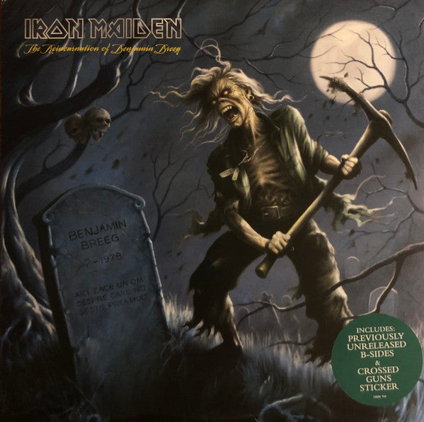 Iron Maiden - The Reincarnation Of Benjamin Breeg - Mint- 10" EP Record 2006 EMI UK Milky Clear Vinyl & Sticker - Heavy Metal - Shuga Records