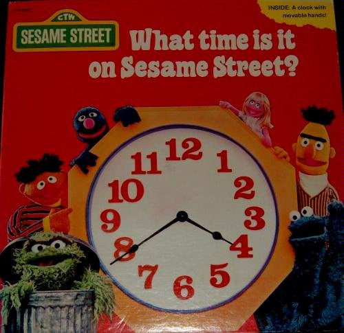 Various - What Time Is It On Sesame Street? - VG LP Record 1977 Sesame Street Records USA Vinyl - Children's / Educational