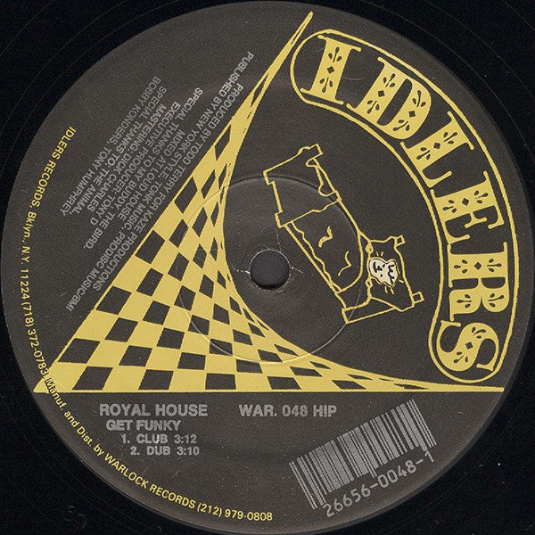 Royal House - Get Funky - VG+ 12" Single Record 1989 Idlers USA Vinyl - House - Shuga Records