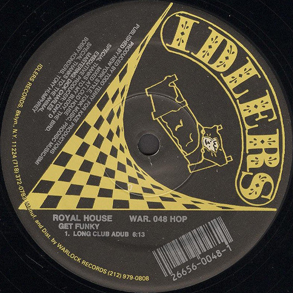 Royal House - Get Funky - VG+ 12" Single Record 1989 Idlers USA Vinyl - House - Shuga Records